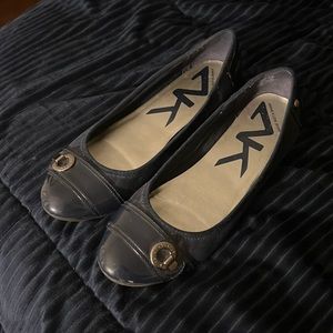 MK navy flats. Size 9M